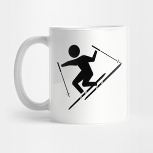 Skiing at Play Mug